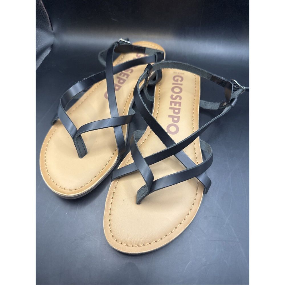 Gioseppo women Ankle Strap Sandals EU39 | US 8.5-9 Black